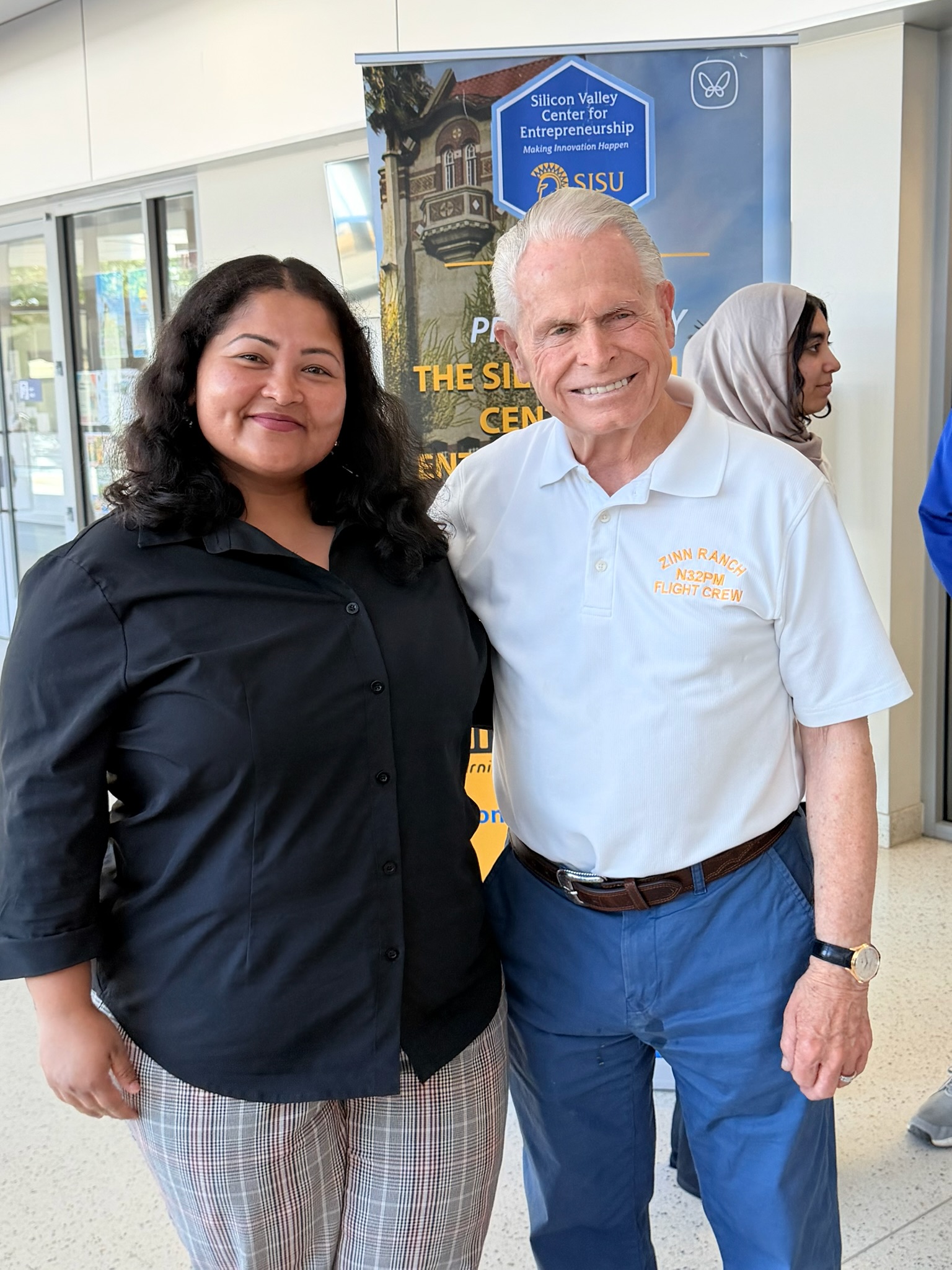 Minakshi with Ray Zinn