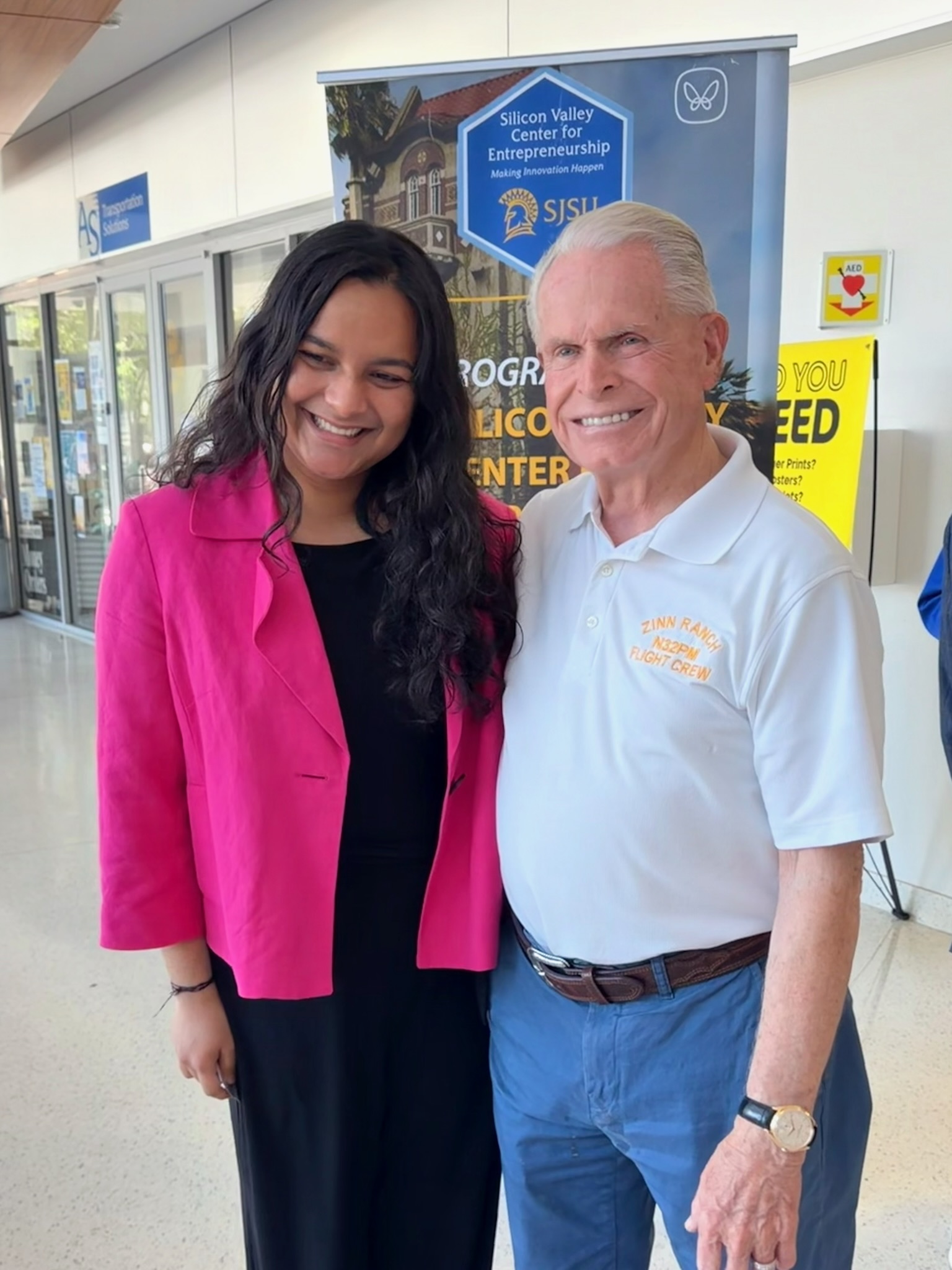 Meera Vyas with Ray Zinn